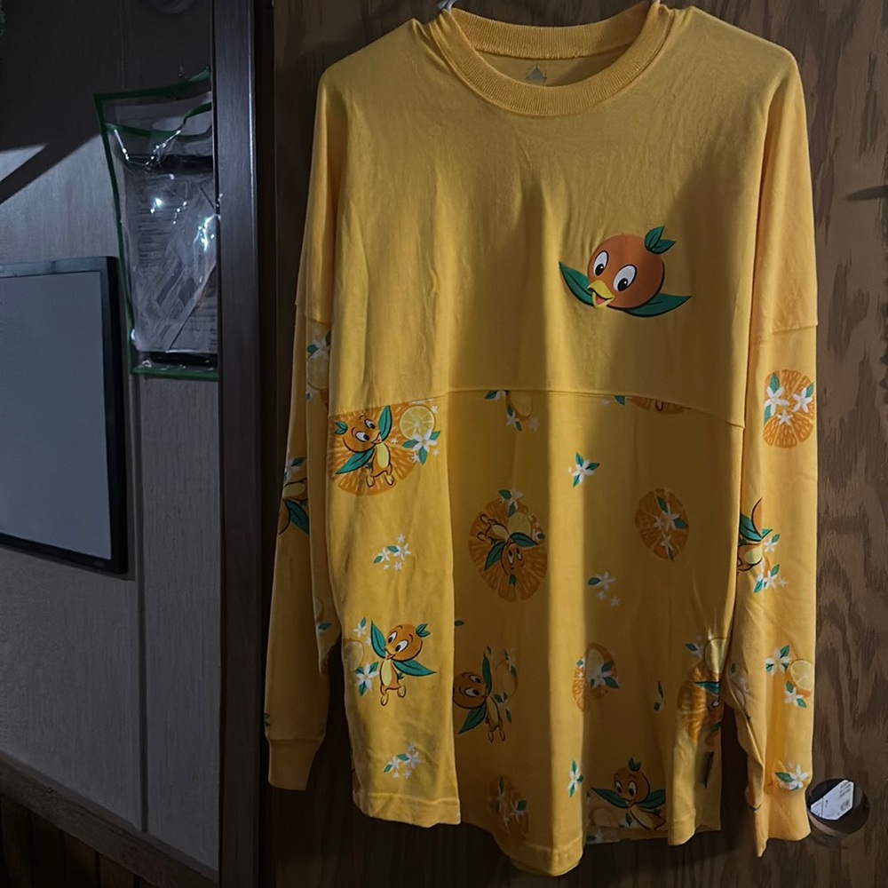 DISNEY LIMITED EDITION ORANGE BIRD SPIRIT JERSEY: ORANGE: NEW WITH TAGS: SIZE S